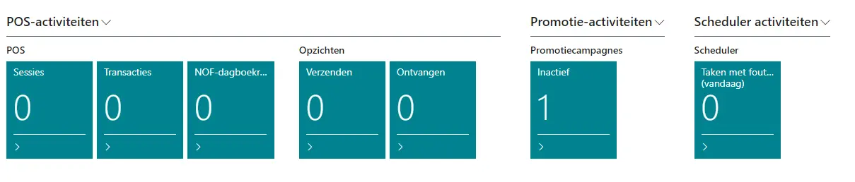 POS activiteiten in XPRT 365